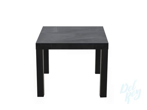 Buy Online Small Black Square Table